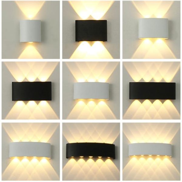 Lighting |   Ip65 Led Wall Lamp Outdoor Waterproof Garden Lighting Aluminum Ac86-265 Indoor Bedroom Living Room Stairs Wall Light Home & Kitchen Lighting