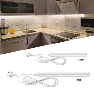 Lighting |   Kitchen Led Wall Lamp 220V Led Under Cabinet Light 6W 10W T5 Aluminum Led Lights For Home Lighting With Eu Plug Home & Kitchen Lighting