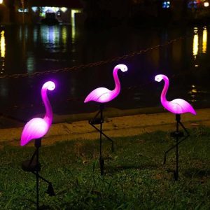 Lighting |   Light Up Your Garden With 1Pc Outdoor Solar Flamingo Garden Led Stake Light! Home & Kitchen Lighting