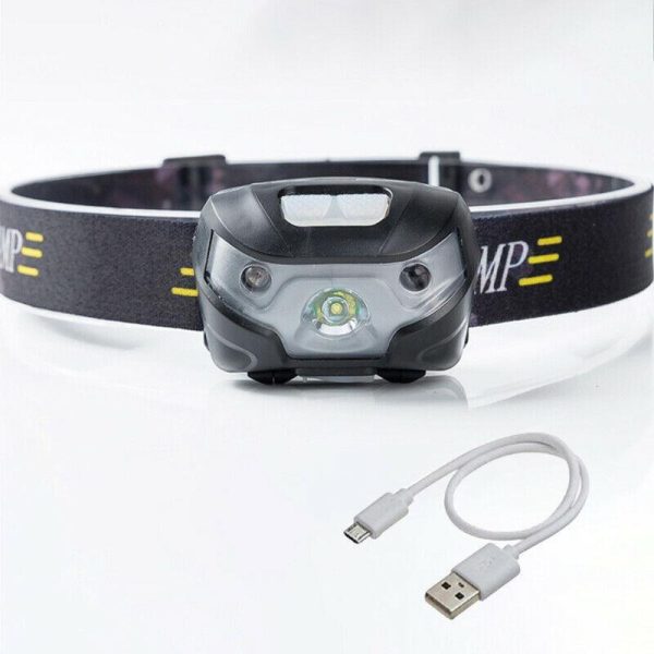 Lighting |   Waterproof Headlight Super Bright Head Torch Led Usb Headlamp Camping Fishing Home & Kitchen Lighting