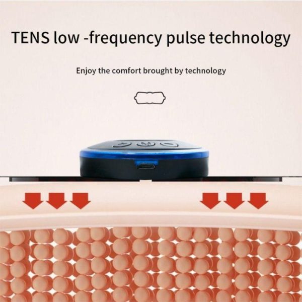 Massage Items |   1/2/3/4Pcs Ems Electric Neck Massager 8 Mode 19 Gears Tens Pulsed Therapy Instrument Cervical Back Massage Muscle Stimulator Patches Pain Relief Health Massage Items