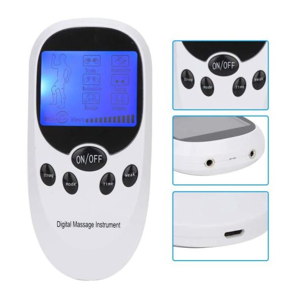 Massage Items |   Digital Electronic Dual Output Massager Muscle Stimulator Pain Relief Massage Instrument Health Massage Items