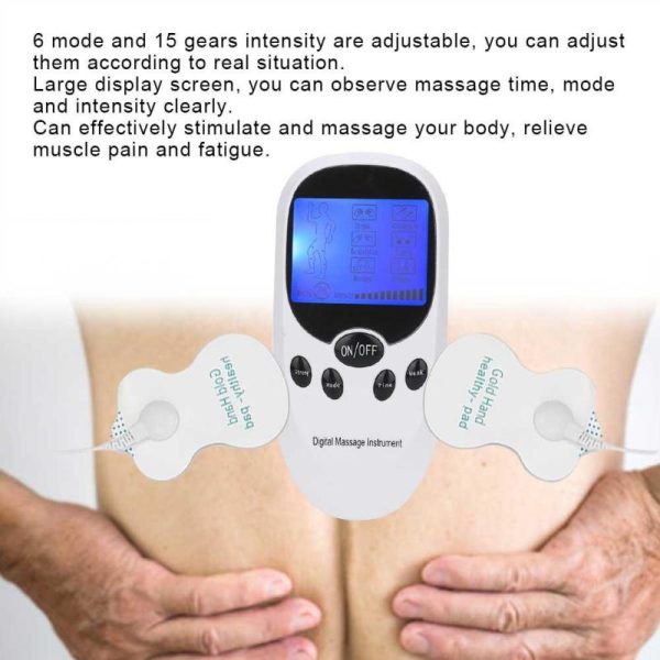 Massage Items |   Digital Electronic Dual Output Massager Muscle Stimulator Pain Relief Massage Instrument Health Massage Items