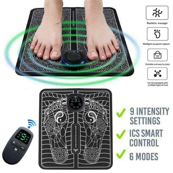 Massage Items |   Ems Foot Massager Leg Shaping Electric Kneading Muscle Pain Relaxing Massage Cushion Health Massage Items