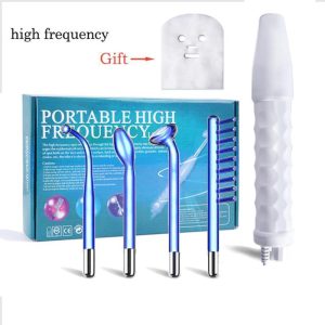 Massage Items |   High Frequency Facial Machine Argon Neon Gas Comprehensive Acne Remover Inflammation Face Remove Wrinkles High Frequency Wand Health Home Appliances