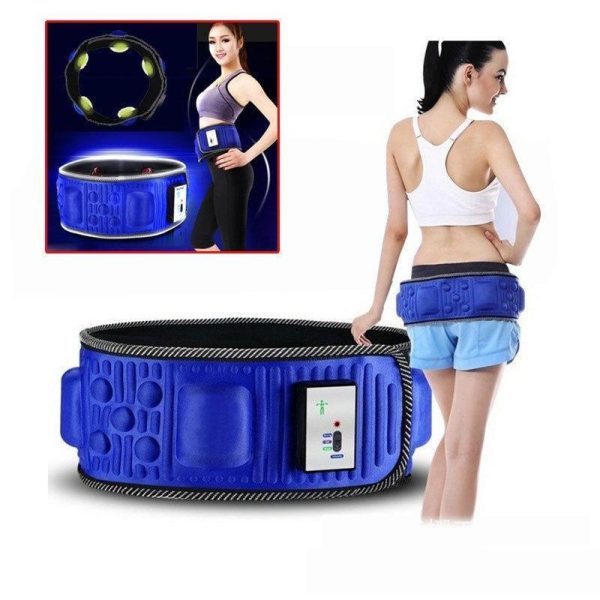 Massage Items |   Weight Loss Device Electric Vibrating Massager Belt For Lose Weight Heat Function Slimming Belt Health Massage Items