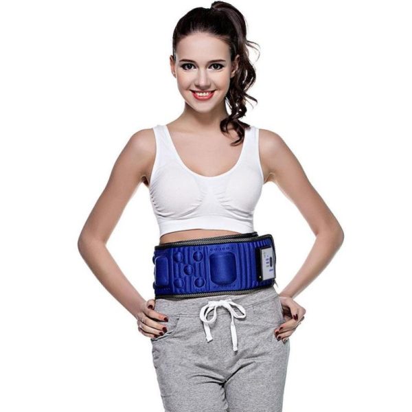 Massage Items |   Weight Loss Device Electric Vibrating Massager Belt For Lose Weight Heat Function Slimming Belt Health Massage Items