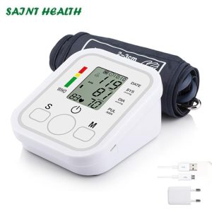 Medical Devices |   2022 Automatic Digital  Lcd  Upper Arm Blood Pressure Monitor Heart Beat Rate Pulse Meter Tonometer Sphygmomanometers Pulsometer Health Medical Devices