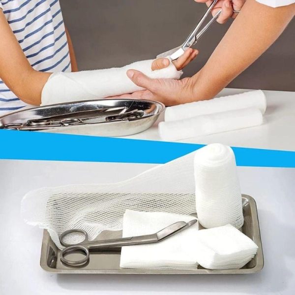 Medical Devices |   Anti-Rust Home Use Doctor 11cm  Stainless Steel Gauze Scissors Nurse Scissors Bandage Scissors Health Medical Devices