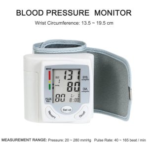 Medical Devices |   Automatic Blood Pressure Monitor Wrist Sphygmomanometer Lcd Digital Display Medical Household Use Health Medical Devices