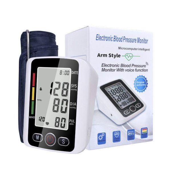 Medical Devices |   Big Screen Big Size Tonometer Blood Pressure Monitor Arm Automatic Bp Sphygmomanometer Health Medical Devices