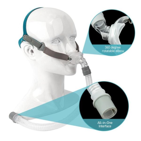 Medical Devices |   Bmc P2 Nasal Pillow Mask Light Weight Sleep Cpap Mask For Snore Medical Machines S/M/L Three Size Soft Cushions Health Medical Devices