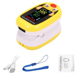 Medical Devices |   Children Pulse Oximeter Fingertrip Mini Spo2 Monitor Oxygen Saturation Monitor Pulse Rate Measuring Health Medical Devices