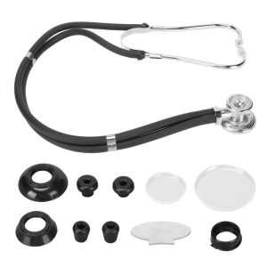 Medical Devices |   Double  Stethoscope Aluminium Alloy Multifunctional Clear Transmission Lightweight Fetal Heart S Health Medical Devices