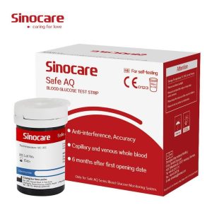 Medical Devices |   Sinocare Safe Aq 50Pcs Blood Glucose Test Strips/Lancet Health Medical Devices