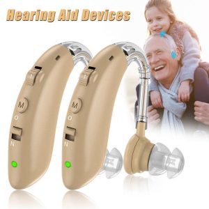 Medical Devices |   Wireless Elderly Hearing Aids Rechargeable Ear Aid Sound Amplifier Mini Portable Hearingaid Deaf Hearing Aids Device Health Medical Devices