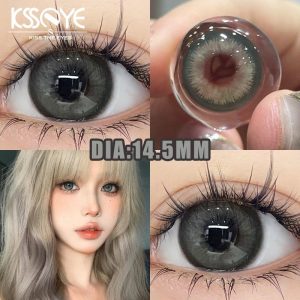 Medical Supplies |   1 Pair/2Pcs Myopia Contact Lenses With Grade 0~-8.00Ksseye Soft Lenses 14.5Mm Barbie Green 1 Year Use Doll Eye Comfortable Makeup Health Medical Supplies