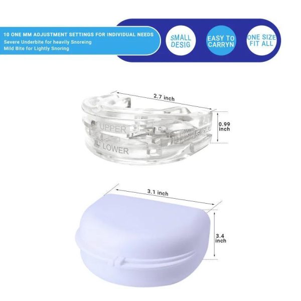 Medical Supplies |   Anti Snoring Bruxism Mouth Guard Teeth Sleeping Snoring Device Snoring Mouth Guard Apnea Aid Snoring Prevention Mechanis Health Medical Supplies