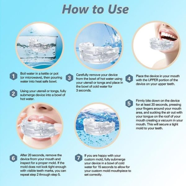 Medical Supplies |   Anti Snoring Bruxism Mouth Guard Teeth Sleeping Snoring Device Snoring Mouth Guard Apnea Aid Snoring Prevention Mechanis Health Medical Supplies