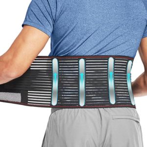 Medical Supplies |   Back Support Brace For Lower Back Pain Relief Adjustable Waist Trainer Trimmer Double Closure Lumbar Support Belt Health Medical Supplies