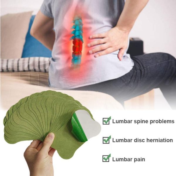 Medical Supplies |   Lumbar Spine Stickers Moxibustion Patch Wormwood Back Patch Self-Heating Pain Relief Massage Patch Health Medical Supplies