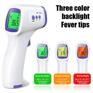 Medical Supplies |   No Touch Infrared Forehead Thermometer Touchless Digital Temperature Scanner For Adults And Baby Health Medical Devices