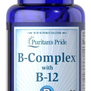 Medical Supplies |   Puritan’s Pride Vitamin B Complex And Vitamin B-12, 90 Tabs Health Medical Supplies