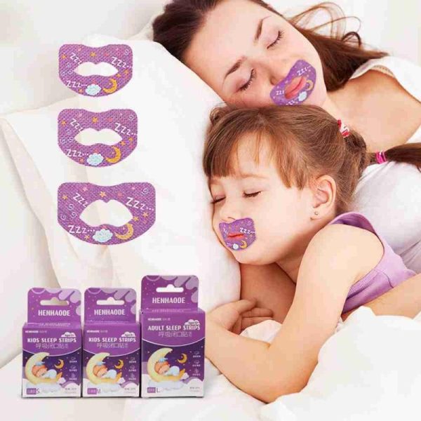 Medical Supplies |   Sleep Mouth Correction Sticker Nose Breathing Improving Patch Anti-Snoring Stickers Ease Sleep Tape Health Medical Supplies