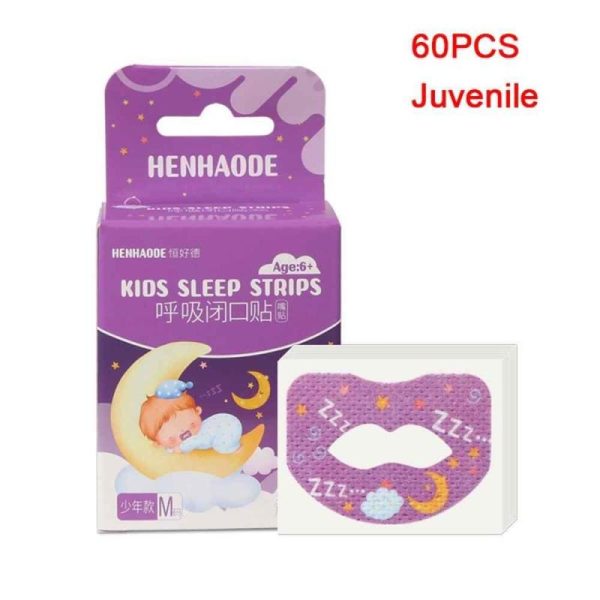 Medical Supplies |   Sleep Mouth Correction Sticker Nose Breathing Improving Patch Anti-Snoring Stickers Ease Sleep Tape Health Medical Supplies