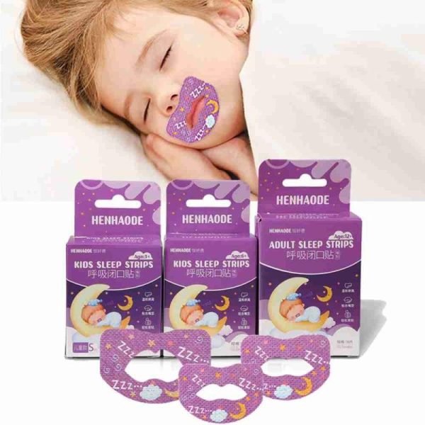 Medical Supplies |   Sleep Mouth Correction Sticker Nose Breathing Improving Patch Anti-Snoring Stickers Ease Sleep Tape Health Medical Supplies