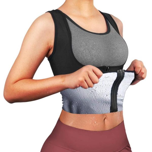 Medical Supplies |   Women Sauna Suit For Weight Loss Waist Trainer Sweat Vest Girdle Slim Corset Sauna Workout Tank Tops Shapewear Fitness Shirt Slimming Body Shaper Health Medical Supplies