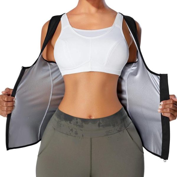 Medical Supplies |   Women Sauna Suit For Weight Loss Waist Trainer Sweat Vest Girdle Slim Corset Sauna Workout Tank Tops Shapewear Fitness Shirt Slimming Body Shaper Health Medical Supplies