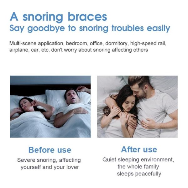 Medical Supplies |   Yjk100 Silicone + Abs Stop Snoring Device Anti Snore Health Medical Supplies