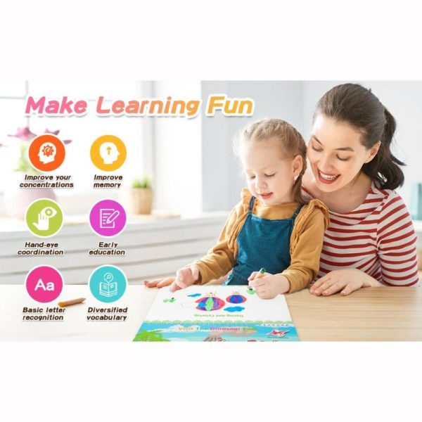 Newborn Toys |   30 Themes Busy Books, Montessori Preschool Learning Activities Drawing Book Toddler Busy Book Preschool Workbook Binder Montessori Toy Newborn Toys Newborn Toys