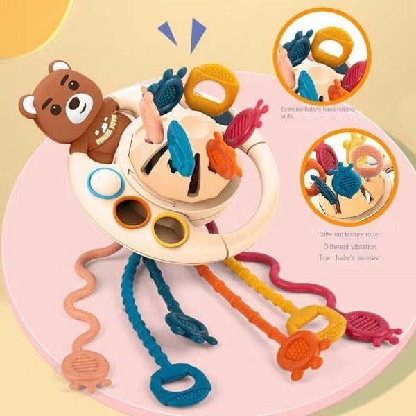 Newborn Toys |   Baby Pumping Music Baby Finger Animal Lala Music Puzzle Can Bite And Grasp Training Early Education Toys 1 To 3 Years Old Newborn Toys Newborn Toys