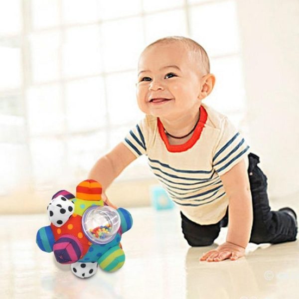 Newborn Toys |   Baby Toys Fun Little Loud Bell Baby Ball Rattles Toy Develop Baby Intelligence Grasping Toy Handbell Rattle Toys For Baby/Infant Newborn Toys Newborn Toys