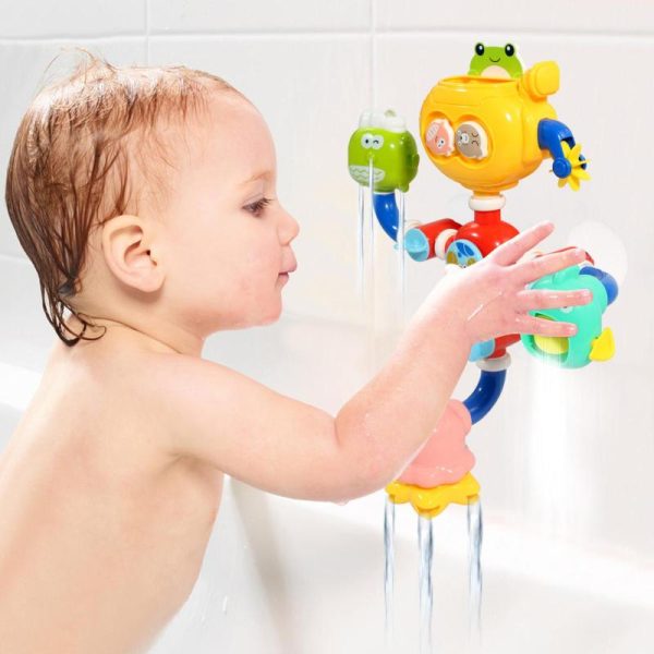 Newborn Toys |   Bathtub Toys With Pvc Suctions Shower Toys For Toddlers Age 6+ Months Infant Toys For Bathing Water Newborn Toys Newborn Toys