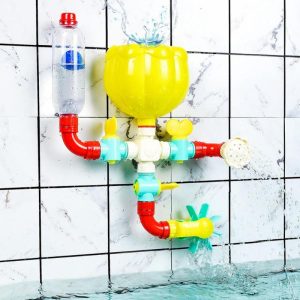 Newborn Toys |   Kids Toys Assembly Water Waterwheel Pipe Kids Spraying Play Shower Bath Bathtub Toy Newborn Toys Newborn Toys