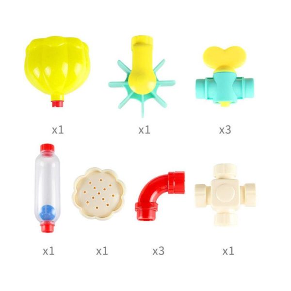 Newborn Toys |   Kids Toys Assembly Water Waterwheel Pipe Kids Spraying Play Shower Bath Bathtub Toy Newborn Toys Newborn Toys