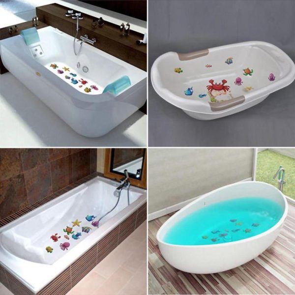 Newborn Toys |   Non Slip Decal Sticker Strips Bathtub 10 Set Shower Bath Tub Bathroom Home Kids Newborn Toys Newborn Toys