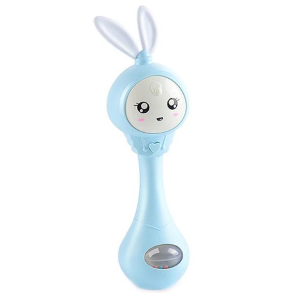 Newborn Toys |   With Baby Light Hand Rabbit Bell Toy Music Shaking Gift Newborn Toys Newborn Toys