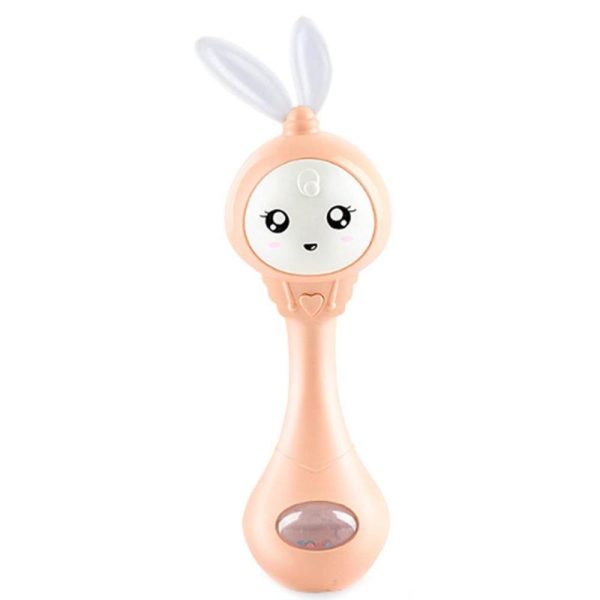 Newborn Toys |   With Baby Light Hand Rabbit Bell Toy Music Shaking Gift Newborn Toys Newborn Toys