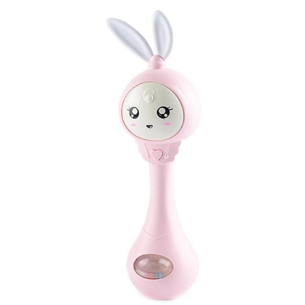 Newborn Toys |   With Baby Light Hand Rabbit Bell Toy Music Shaking Gift Newborn Toys Newborn Toys