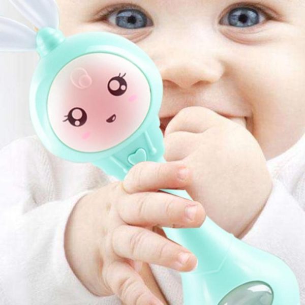 Newborn Toys |   With Baby Light Hand Rabbit Bell Toy Music Shaking Gift Newborn Toys Newborn Toys