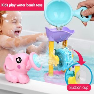 Novelty & Gag Toys |   3Pcs/1Set Summer Children Toys Bathroom Bath Toys Watering Drop Pot Shower Spraying Elephant Sprinkler Newborn Toys Newborn Toys