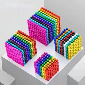 Novelty & Gag Toys |   5Mm 1000 512 216 Pcs Diy Magentic Balls Children Kids Magnetic Building Blocks Buckyballs Polychrome Entertainment Decompression Neocube Puzzle Toys Novelty & Gag Toys Novelty & Gag Toys