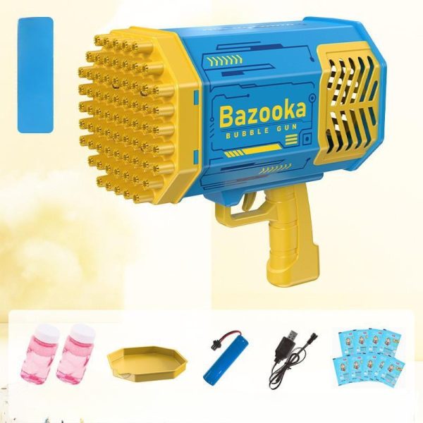 Novelty & Gag Toys |   Bubble Gun Rocket 69 Holes Soap Bubbles Machine Gun Shape Automatic Blower With Light Toys For Kids Children‘S Day Gift Novelty & Gag Toys Novelty & Gag Toys