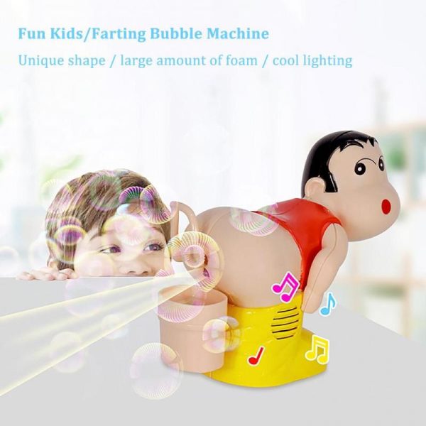 Novelty & Gag Toys |   Fart Bubble Blower Bubble Maker Toy Funny Music Fully-Automatic Bubble Machine Toys With Led Flashing Lights Funny Ass Style Novelty & Gag Toys Novelty & Gag Toys