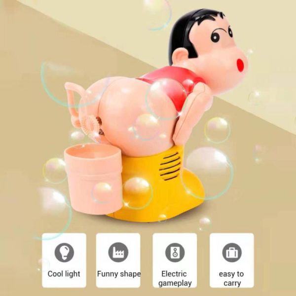 Novelty & Gag Toys |   Fart Bubble Blower Bubble Maker Toy Funny Music Fully-Automatic Bubble Machine Toys With Led Flashing Lights Funny Ass Style Novelty & Gag Toys Novelty & Gag Toys