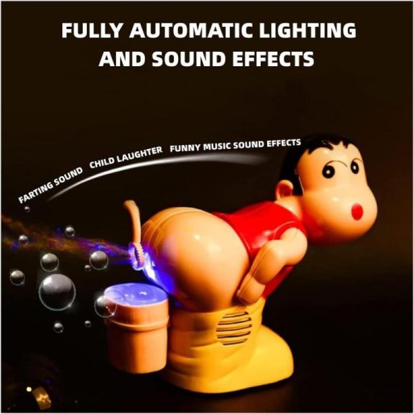 Novelty & Gag Toys |   Fart Bubble Blower Bubble Maker Toy Funny Music Fully-Automatic Bubble Machine Toys With Led Flashing Lights Funny Ass Style Novelty & Gag Toys Novelty & Gag Toys